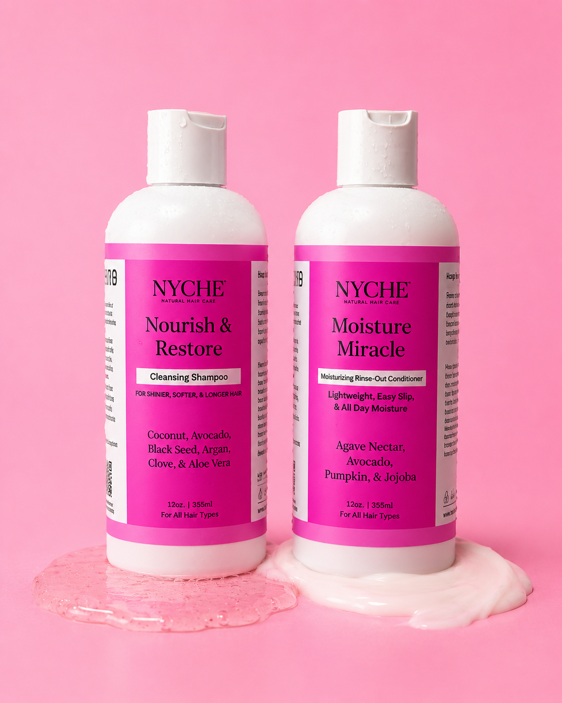 Nourish & Restore - Moisturizing Growth Shampoo with Avocado, Black Seed, Clove, and Argan - JUMBO SIZE