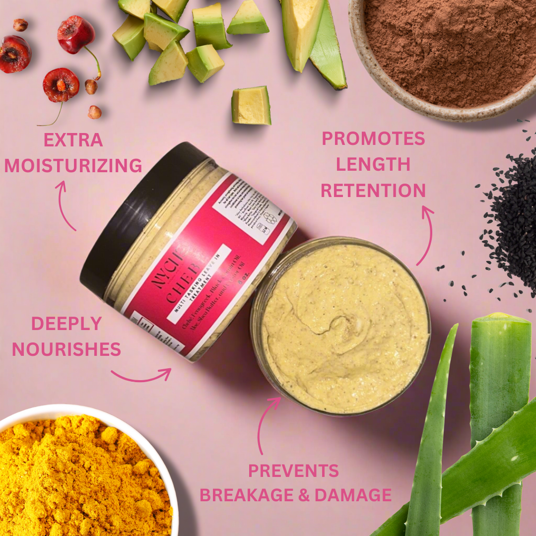 Chebé & Fenugreek- Multitasking Moisturizing Hair Mask With Moringa & Black Seed Oil
