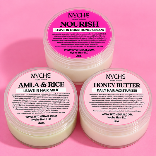 The Moisture Wardrobe — Leave-In Trio