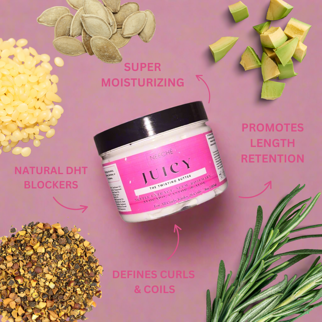 Juicy- Leave-In Twisting Butter Cream With Castor, Pumpkin Seed, Nettle, & Saw Palmetto