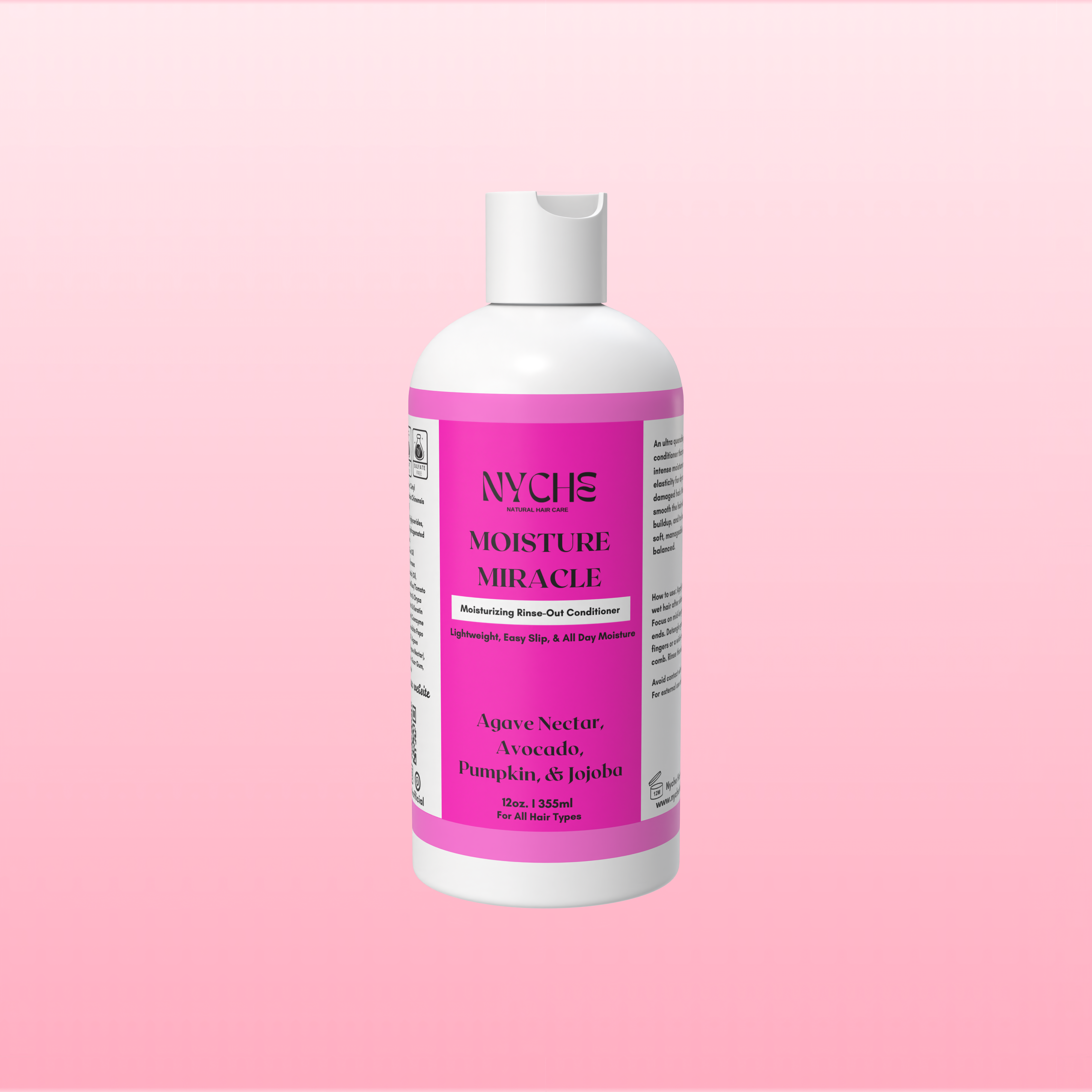 Moisture Miracle Rinse-Out Growth Conditioner - Agave Nectar, Rice