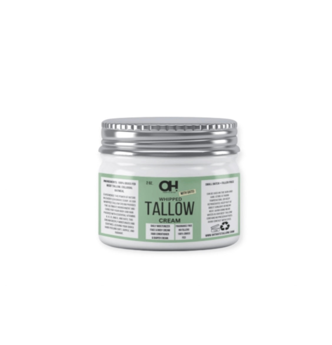 Whipped Beef Tallow Skin Cream - Oats