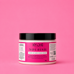 Nourish- Hydrating Leave-In Conditioner Cream with Agave Nectar, Black Seed, Shea Butter & Nettle