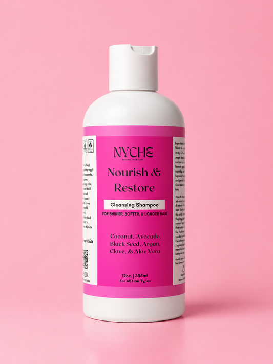 Nourish & Restore - Growth Shampoo with Avocado, Black Seed, Clove, and Argan - JUMBO SIZE