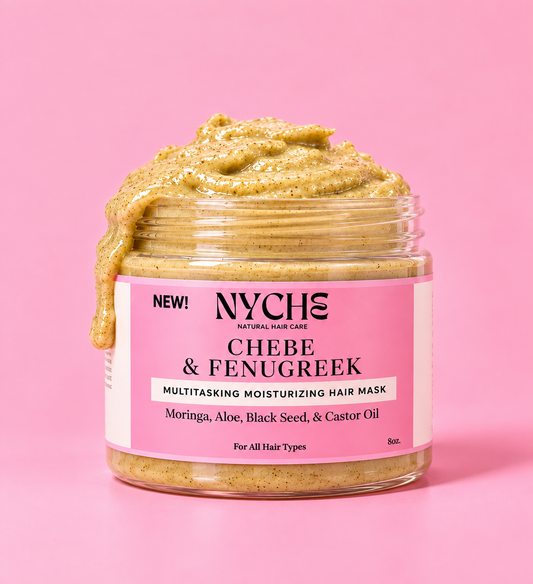 Chebé & Fenugreek- Ayurvedic Multitasking Hair Mask With Moringa & Black Seed Oil