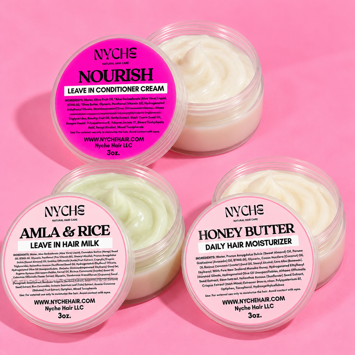 The Moisture Wardrobe — Leave-In Trio