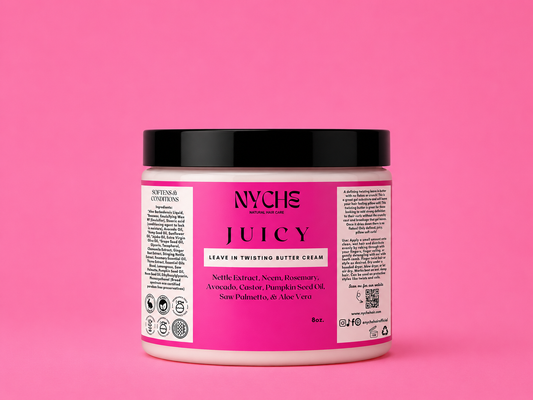 Juicy- Leave-In Twisting Butter Cream With Castor, Pumpkin Seed, Nettle, & Saw Palmetto