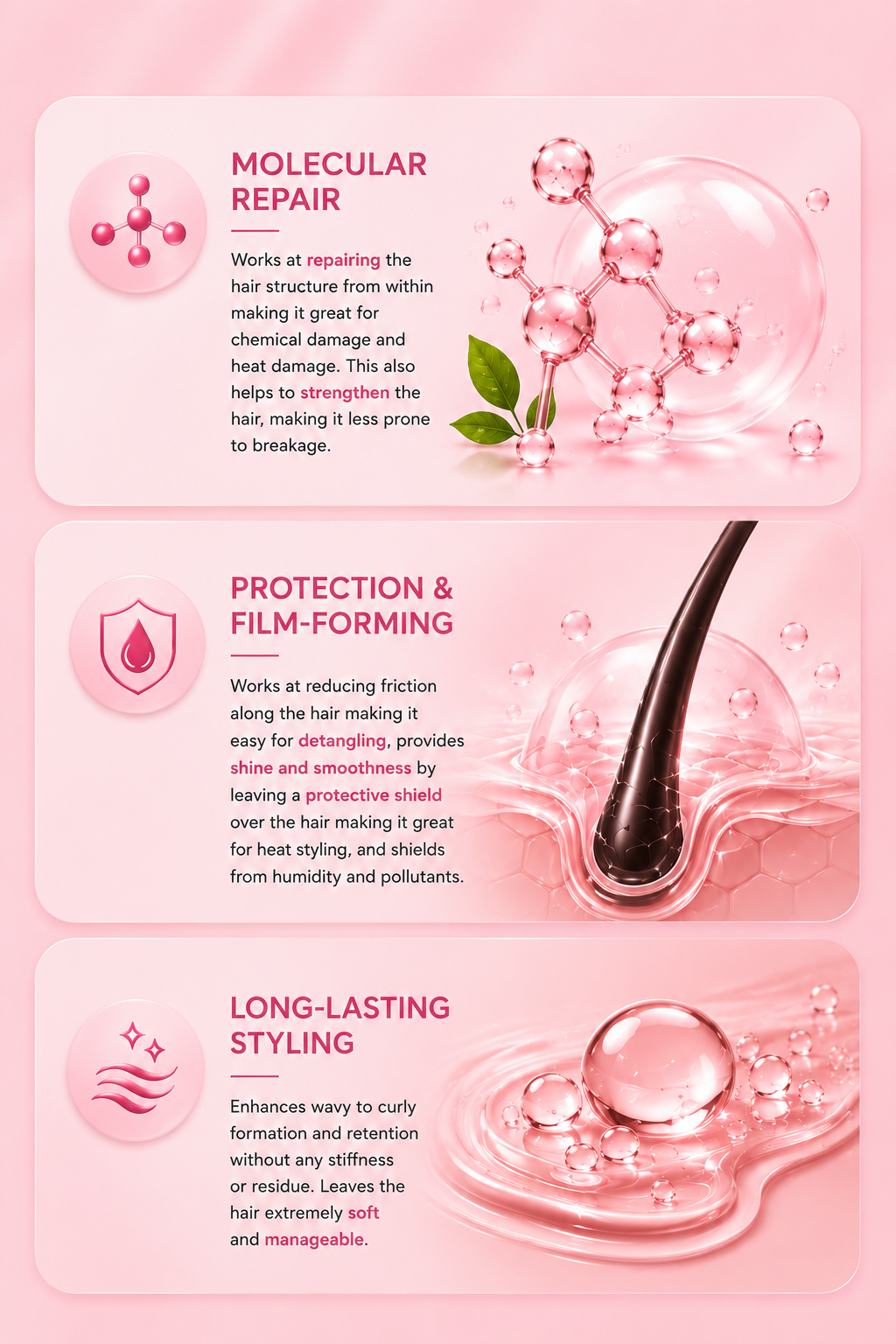 Hydra-Bond- Repairing Serum With Honey & A Botanical Bond Complex