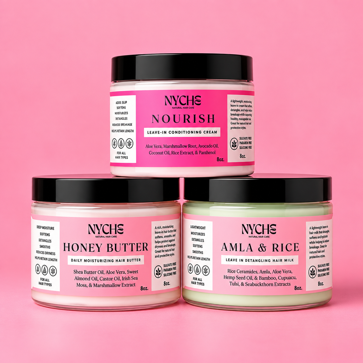 The Moisture Wardrobe — Leave-In Trio