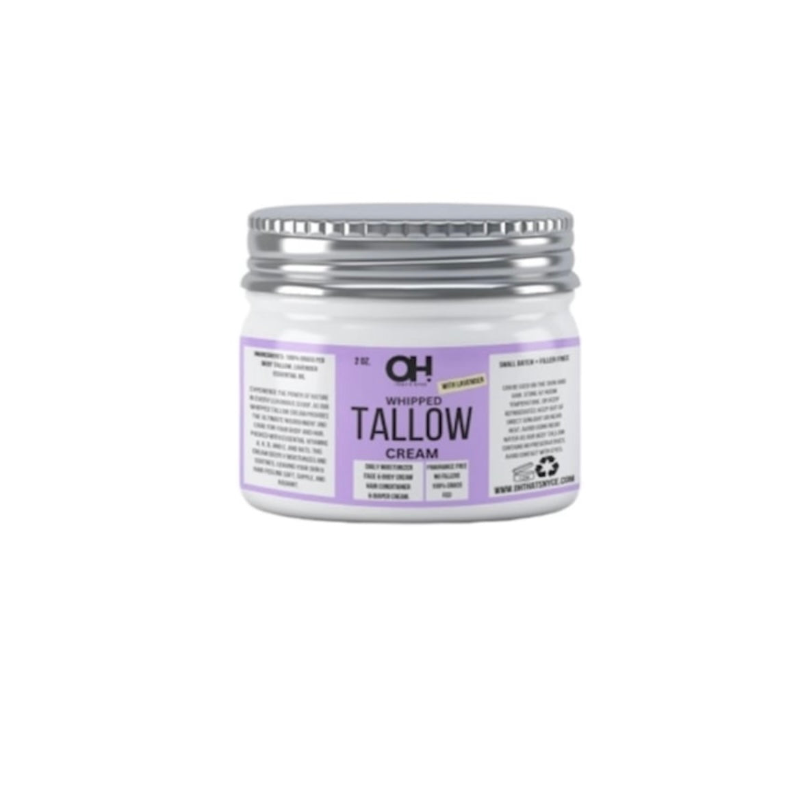 Whipped Beef Tallow Skin Cream - Lavender