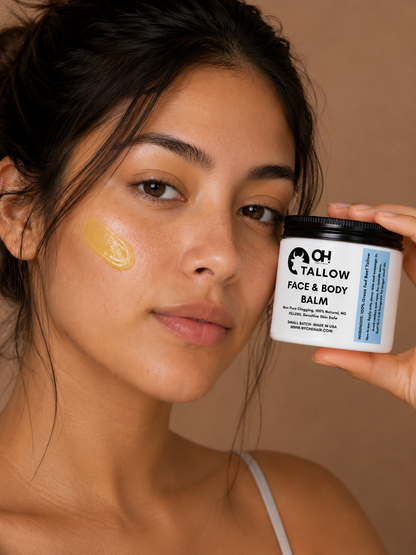 100% Grass Fed Tallow and 100MGO+ Manuka Honey Face & Body Balms