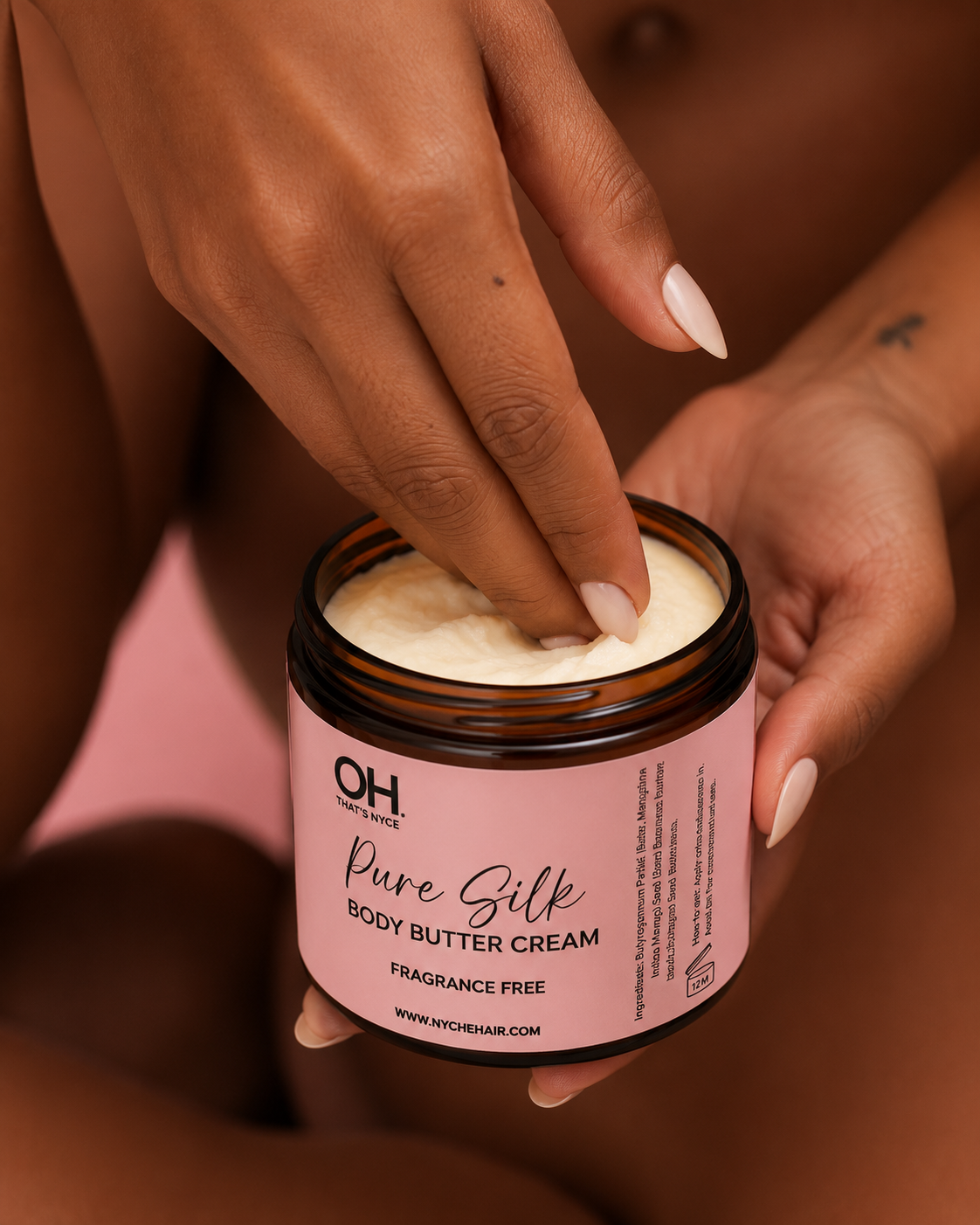 Pure Silk Body Butter Cream - Unscented