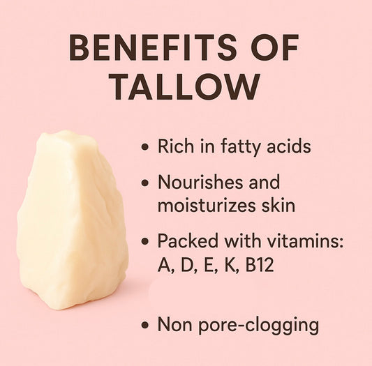 100% Grass Fed Tallow and 100MGO+ Manuka Honey Face & Body Moisturizers