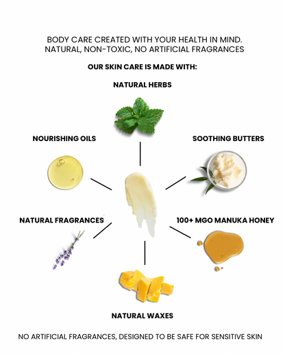 Mango & Vanilla Creamy Body Balm- Madagascar Vanilla Bean