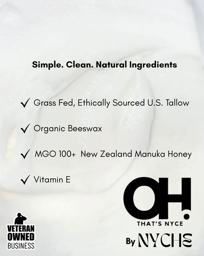 Tallow and Manuka Honey Face & Body Moisturizer