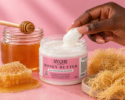 Honey Butter - Daily Moisturizing Hair ButterCream With Manuka Honey, Sea Moss, & Marshmallow Extract