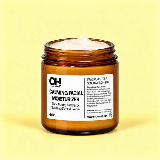 Calming Facial Moisturizer With Panthenol, Shea Butter, Soothing Oats, & Jojoba