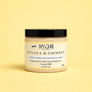 Banana and Coconut Butter Melt Mask - With Banana, Coconut Milk, Amla, & Avocado