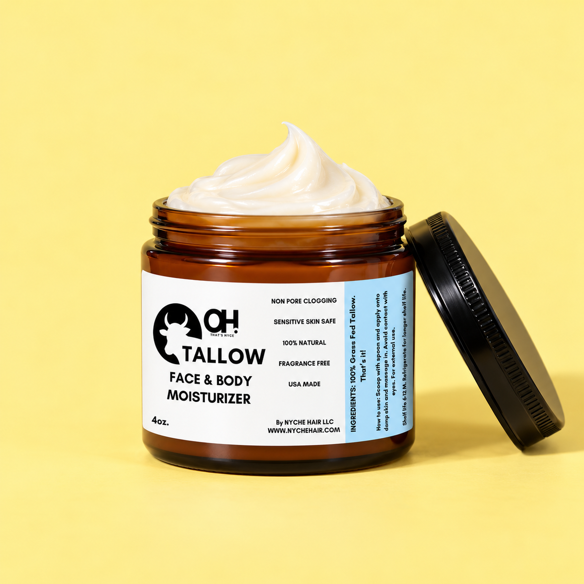 Tallow Face & Body Moisturizer - All- Natural- That's It.
