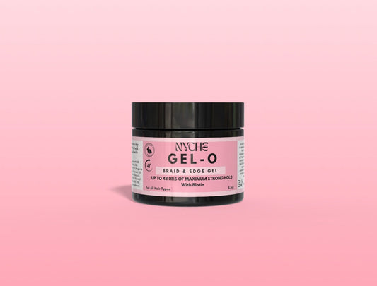 GEL-O Maximum Strong Hold Braid & Edge Gel With BIOTIN (LARGE)