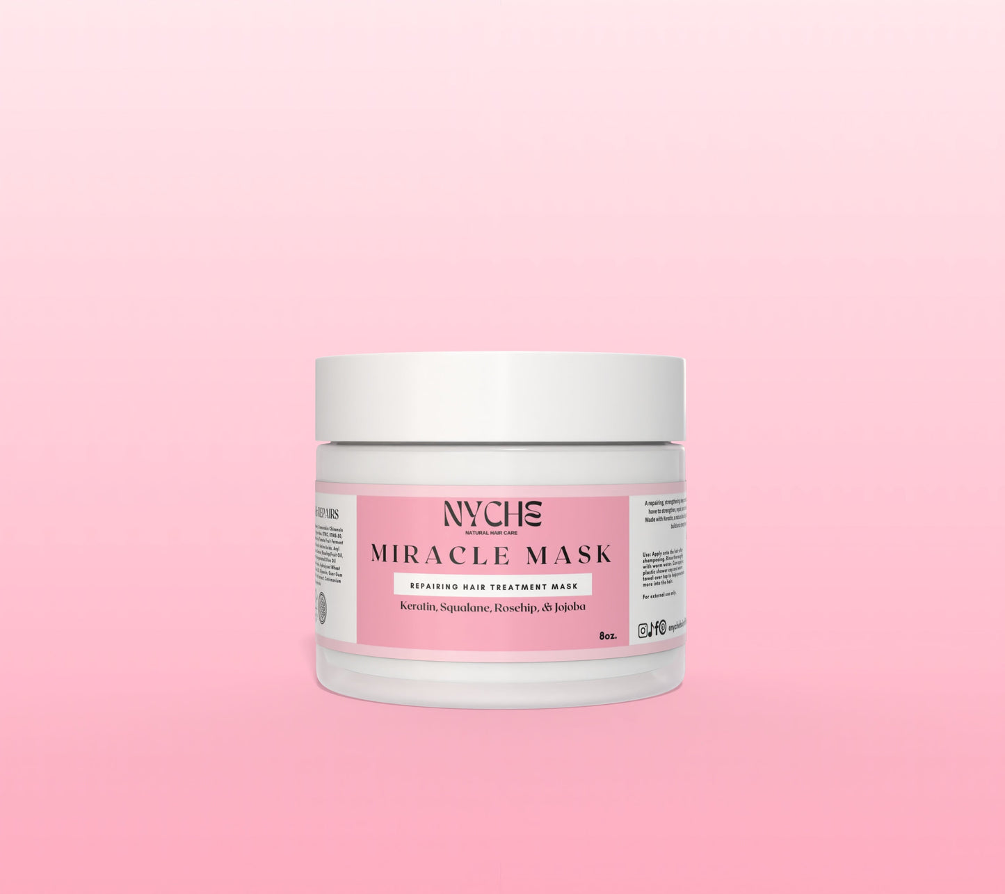 Miracle Mask - Repairing Hair Mask With Amla, Squalane, Rice Extract, & Jojoba Oil