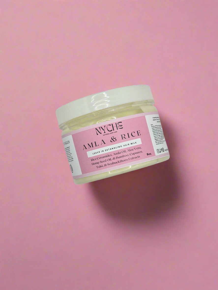 Amla & Rice Leave- In Hair Milk With Amla, Tulsi, Rice Ceramides, Fenugreek, & Shikakai Extract