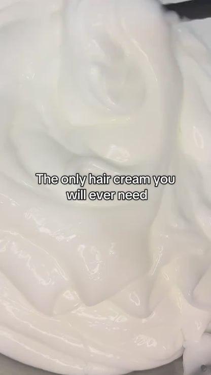 Nourish- Leave-In Conditioner Cream with Agave Nectar, Black Seed, Shea Butter & Nettle